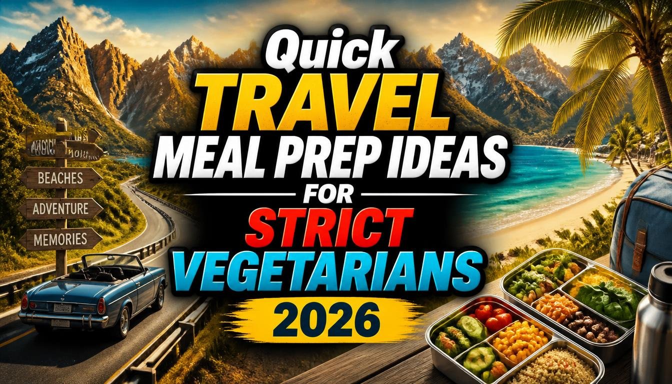 Quick Travel Meal Prep Ideas for Strict Vegetarians 2026