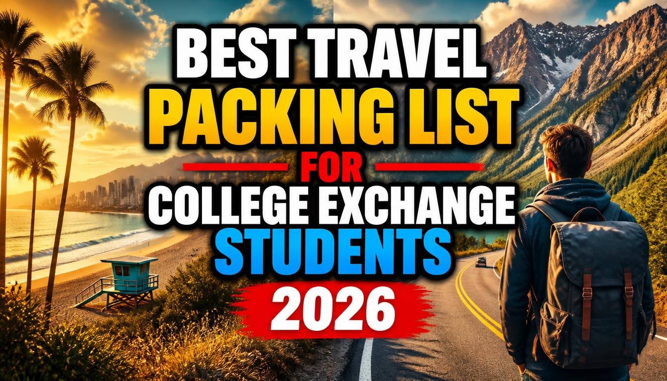 Best travel packing list for college exchange students 2026